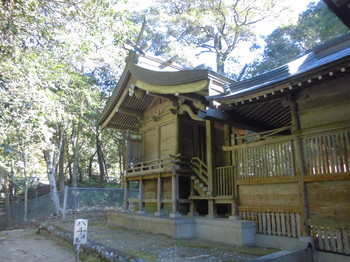 西米良村　村所八幡神社　ご本殿.JPG