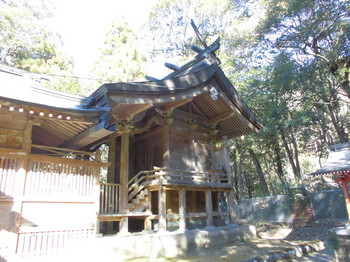 西米良村　村所八幡神社　ご本殿２.JPG